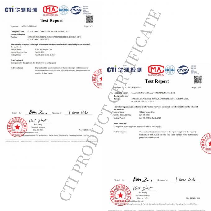 Guangzhou BetterCan Industry and Trade Co., Ltd. ضبط الجودة