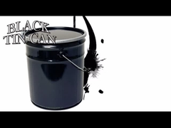 10L دلو طلاء معدني مضاد للصدأ دلو معدني متين 5 جالون مع قطاع رغوة