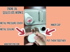 زيت المحرك علب صفيح فارغة 4 لتر 1 جالون