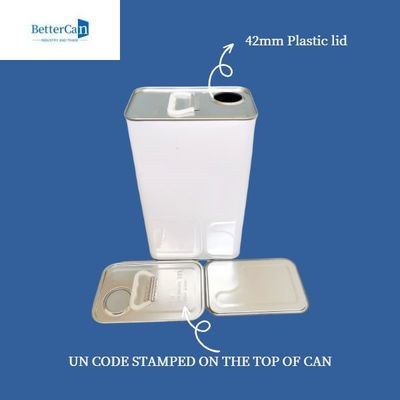 شراء علب دهان صناعية فارغة عبوات صفيح مستطيلة 4 لتر online manufacture