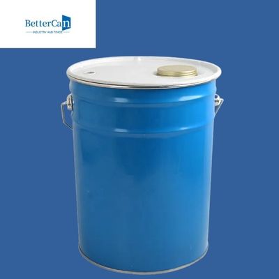 شراء سطل دهان معدني فارغ 20 لتر 5 جالون دلو طلاء أبيض بارتفاع قابل للتعديل online manufacture