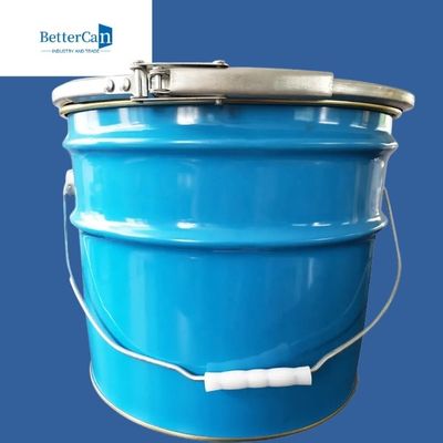 شراء سطل طلاء معدني خفيف الوزن 5 جالون دلو من الفولاذ المقاوم للصدأ مع غطاء online manufacture