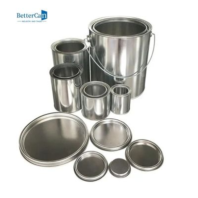 شراء علب طلاء صغيرة غير مبطنة علب طلاء معدنية فارغة مستديرة بأغطية online manufacture