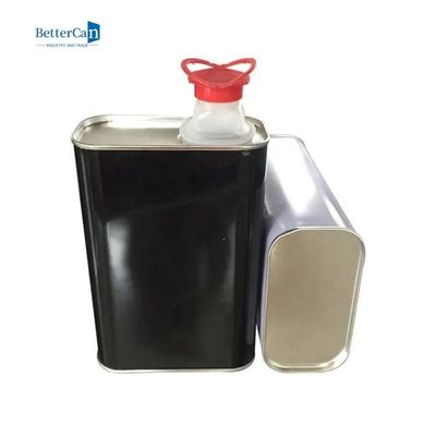 شراء علب لوحة من الصفيح لطلاء السيارة سعة 1 لتر ، علبة طلاء سيارات مربعة مع أغطية ضغط online manufacture