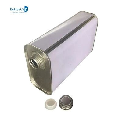 شراء علب الطلاء الفارغة المخصصة الرباعية يمكن القصدير المستطيلة مع غطاء المسمار ISO 9001 online manufacture