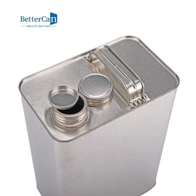 شراء يمكن لطلاء التزيين 4L F إفراغ علب الطلاء الفضية ذات البرغي العلوي online manufacture