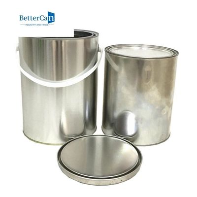 شراء محكم الغلق طلاء معدني القصدير المعاد تدويره جولة فارغة واحدة جالون علب الطلاء online manufacture
