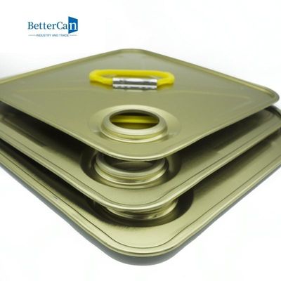 شراء يمكن 18L 20L مربع القصدير أجزاء L237 * W237 مع مقبض / غطاء مخصص online manufacture
