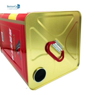 شراء علبة زيت زيتون 18 لتر علبة زيت طعام مربعة مع فوهات صب online manufacture