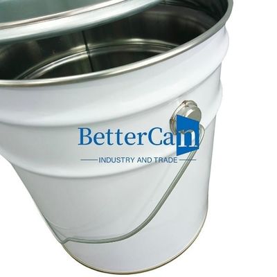شراء 10L دلو طلاء معدني مضاد للصدأ دلو معدني متين 5 جالون مع قطاع رغوة online manufacture
