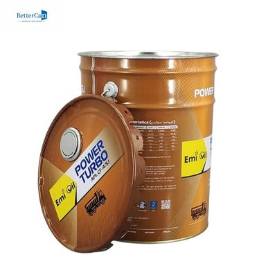 شراء الطباعة 15 لتر علب القصدير المخروطية مع غطاء الزهور 18 لتر حلقة القفل online manufacture