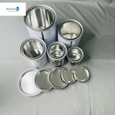 شراء علب القصدير الطلاء 250 مل حاويات قصدير صغيرة مستديرة 500 مل مع أغطية online manufacture
