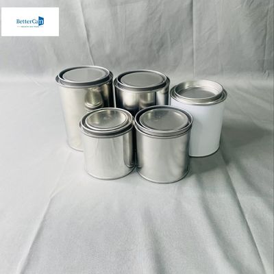 شراء 750 مل بيضاء فارغة طلاء السيارة الخزينة الخزينة علبة مستديرة أشكال مربعة رقيقة online manufacture
