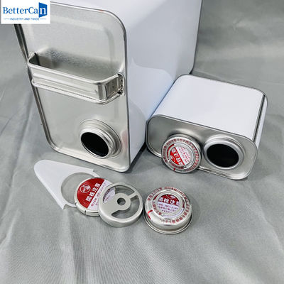 شراء زيت محرك OEM 1 جالون علبة سائل فارغة مع غطاء معدني 500 مل مستطيل online manufacture