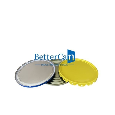 شراء Flower Lug Lid Tin Pail Cover With Foam Strip UN Lid 0.38mm For Tin Can online manufacture