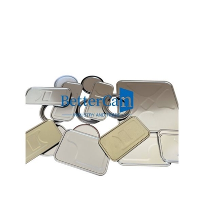 شراء 0.28mm Rectangular Tin Components 1liter Square Gold OEM Tin Accessories online manufacture