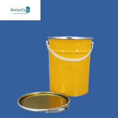 0.28mm-0.35mm دهان معدني سطل دائري 5 لتر دلو معدني معتمد من الأمم المتحدة