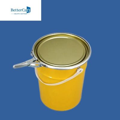 0.28mm-0.35mm دهان معدني سطل دائري 5 لتر دلو معدني معتمد من الأمم المتحدة