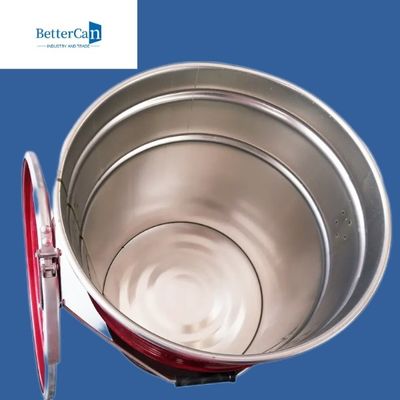 سطل طلاء معدني قابل للإغلاق دلو معدني خمسة جالون مع غطاء مقبض