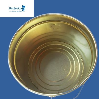 ISO9001 5 جالون دلو من الألومنيوم ، دلو معدني مطلي