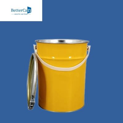 0.28mm-0.35mm دهان معدني سطل دائري 5 لتر دلو معدني معتمد من الأمم المتحدة