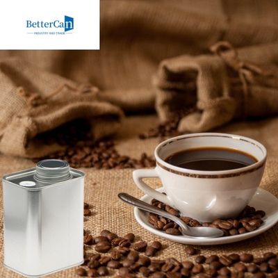 9Oz معدن حبوب البن القصدير مقاومة الصدأ مربع الشاي علب الصفيح