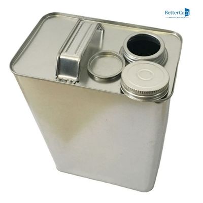 F Style زيت المحرك Tin 178x110x240mm علب الصفيح المخصصة المخصصة