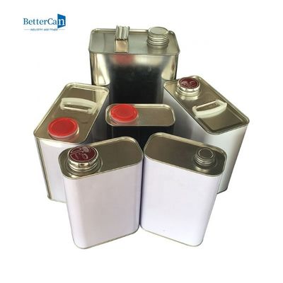 F Style زيت المحرك Tin 178x110x240mm علب الصفيح المخصصة المخصصة