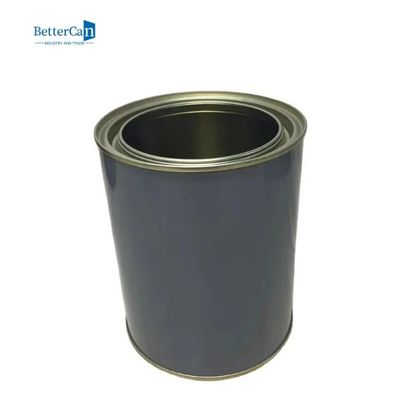 علب صفيح دهان السيارات 4 لتر دلو طلاء معدني دائري مع غطاء