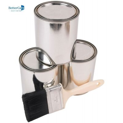 علب صفيح دهان السيارات 4 لتر دلو طلاء معدني دائري مع غطاء