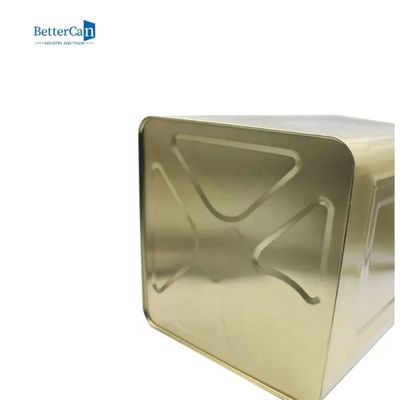 علب صفيح مربعة للطلاء مخصصة 5 جالون للطلاء المعدني يمكن اعتمادها من ISO9001