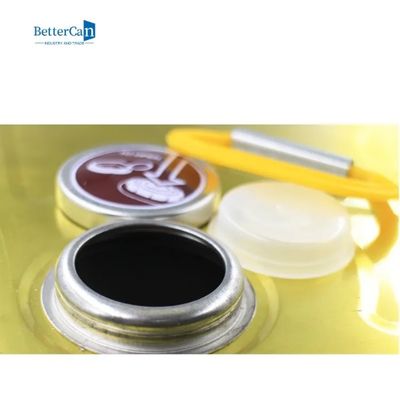 علب صفيح مربعة للطلاء مخصصة 5 جالون للطلاء المعدني يمكن اعتمادها من ISO9001