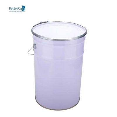 25L الايبوكسي بلاط الجص مانع التسرب 5 جالون دلو دهان فارغ بمقبض معدني
