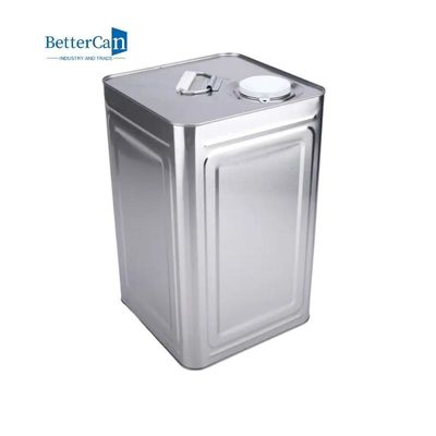 15Kg طلاء تزيين يمكن مربع القصدير دلو لزيت الطعام / زيت Musterd