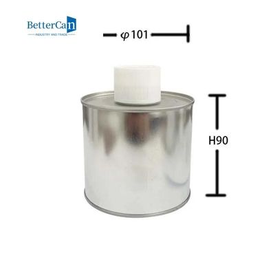 علب الطلاء الصناعية محكمة الغلق 100G علبة من الصفيح المعدني بغطاء بلاستيكي