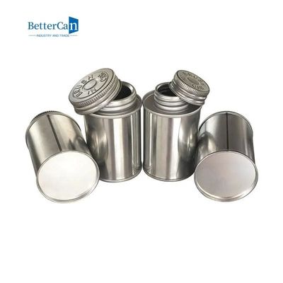 علب طلاء صناعية 118 مل علب أسطوانية لتغليف الأسمنت الغراء PVC / CPVC