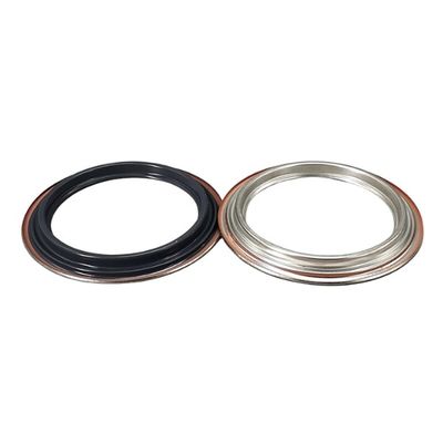 1 لتر أغطية ثلاثية محكمة حلقات عادي علبة القصدير المكونات رافعة غطاء D108mm D105mm