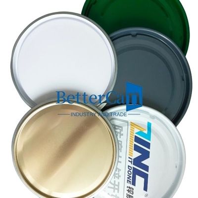 0.35mm 0.43mm اكسسوارات القصدير صفيح قفل معدني حلقة غطاء العروة المعدنية مع المطاط