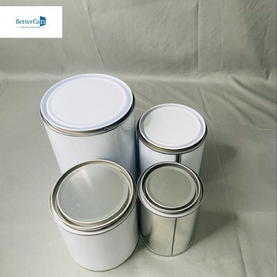OEM 250 مل علب الطلاء الصفيحة 500 مل حاوية الطلاء الصناعية