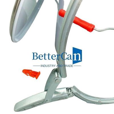 دلو من الصفيح مع قفل حلقة ملحقات الصفيح 0.38mm مقياس غطاء دلو الغطاء المعدني سمك OEM